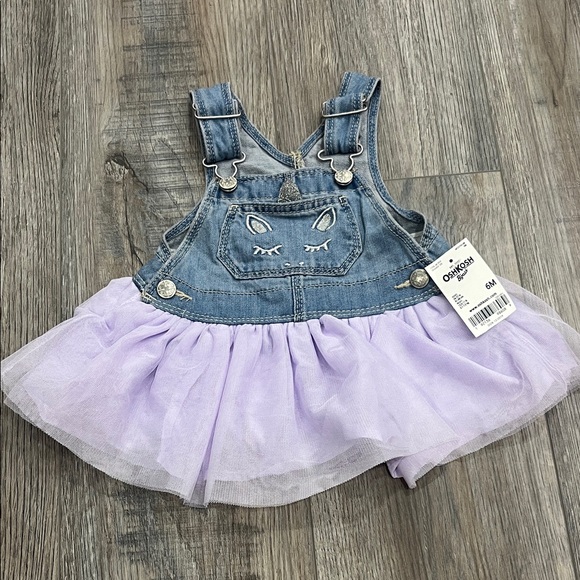 OshKosh B'gosh Other - NWT Oshkosh Unicorn Overall Dress